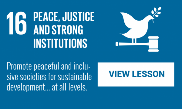 Lesson 16: Peace, Justice, and Strong Institutions